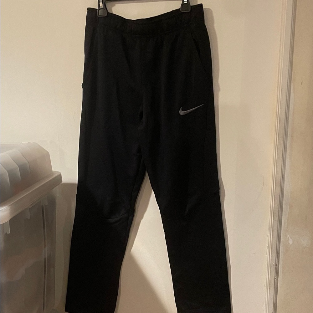 Nike Black Joggers with Swoosh